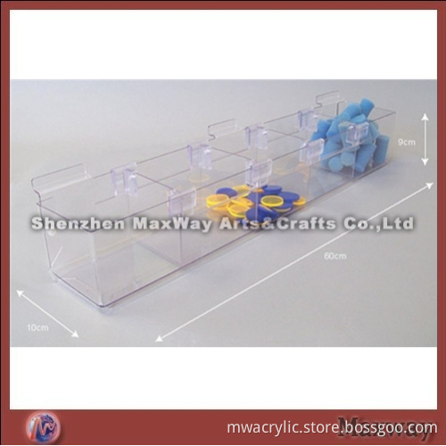 Cubic 5 Rooms High Grade Wall Mounted Acrylic Tray